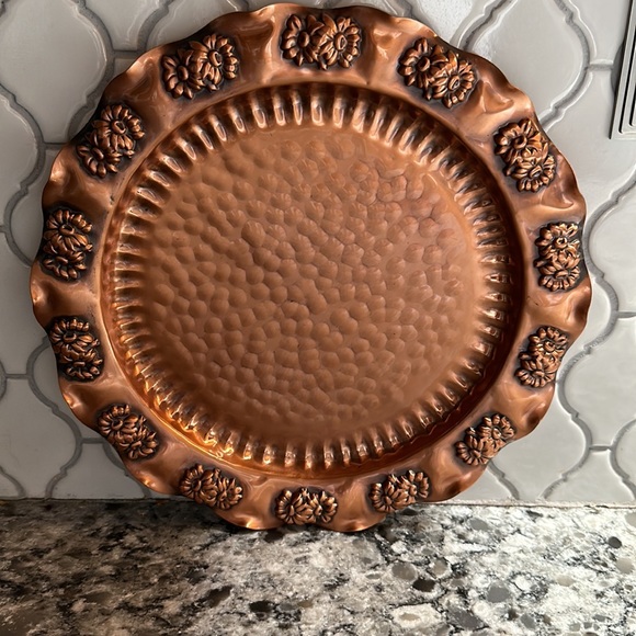 Gregorian Wall Decor Vintage Gregorian Copper Plate Made In Usa